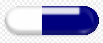 Tablet Pharmaceutical Drug Combined Oral Contraceptive - Blue And White Capsule