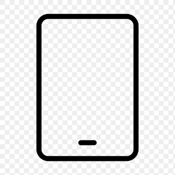 Tablet png app icon for social media in… | Free stock illustration | High Resolution graphic