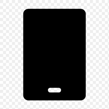 Tablet png app icon for social media in solid… | Free stock illustration | High Resolution graphic