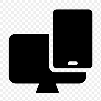 Tablet png app icon for social media in solid… | Free stock illustration | High Resolution graphic