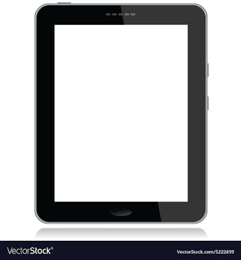 Tablet vector image