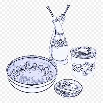 tableware serveware line art porcelain drinkware