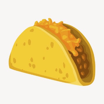 Taco, Mexican food illustration. Free | Free Photo - rawpixel