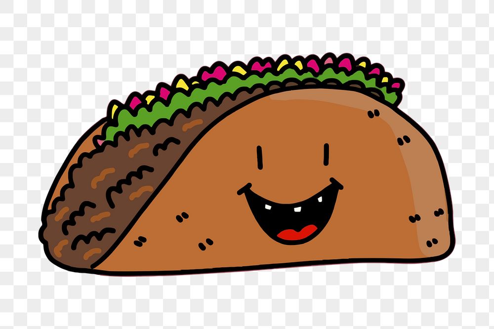 Taco png sticker, Mexican food | Free PNG - rawpixel