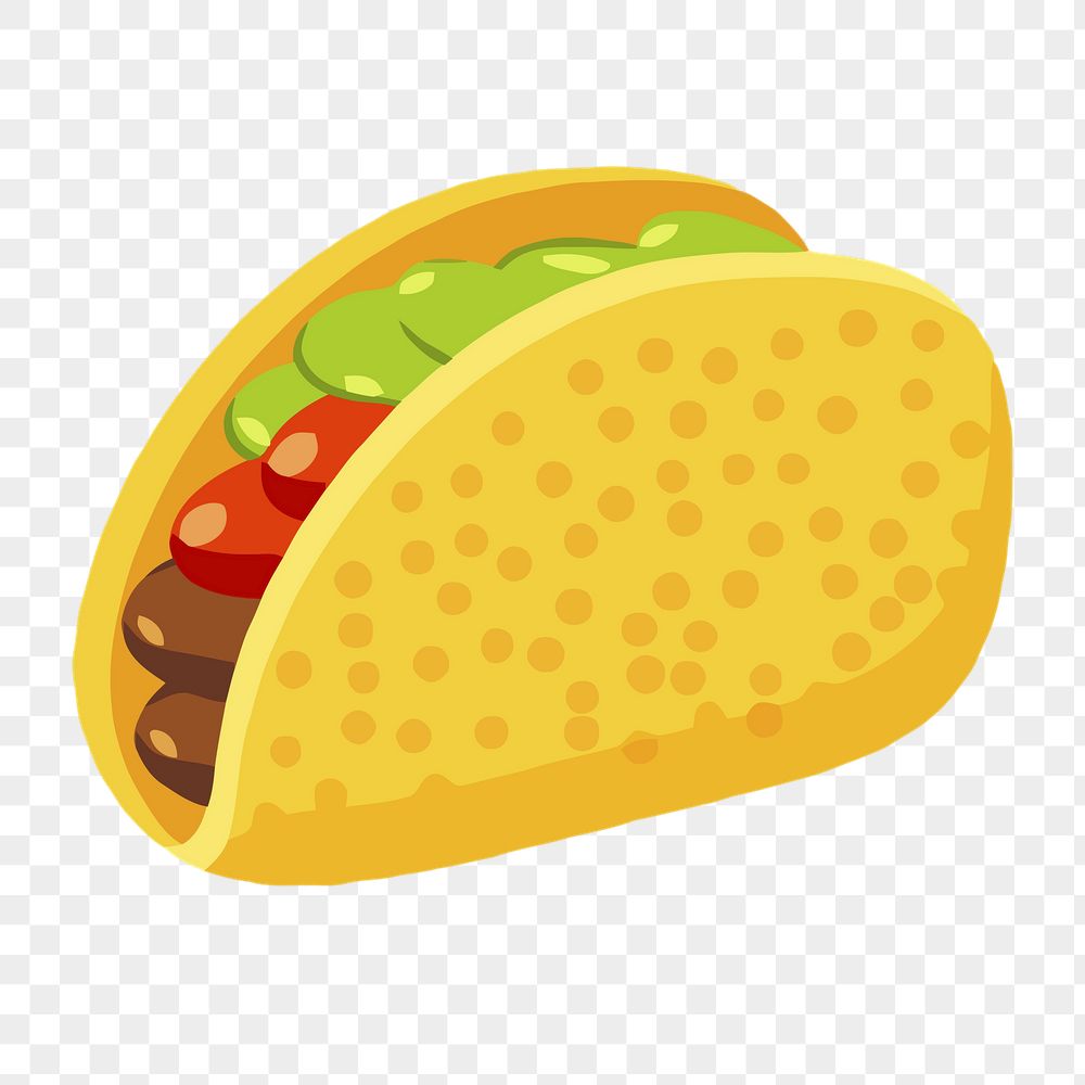 Taco png sticker, Mexican food | Free PNG - rawpixel