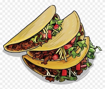 Tacos Clipart Mexico - Hispanic Food Clip Art