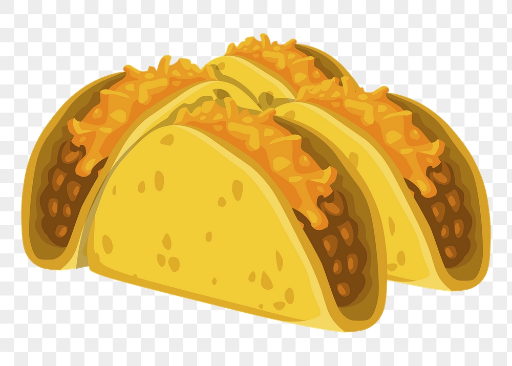 Tacos png sticker, Mexican food | Free PNG - rawpixel