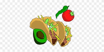 Tacos, Taco, Mexican, Mexican Food - Taco Cartoon Transparent Background