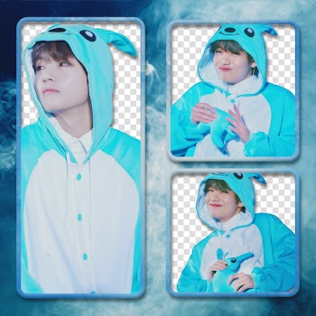 Taehyung, man wearing animal jacket collage transparent background PNG clipart