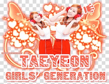 Taeyeon Banner transparent background PNG clipart