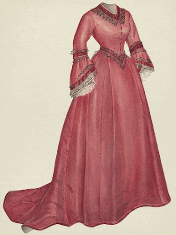Taffeta Dress (1935&ndash;1942) from the American | Free Photo - rawpixel