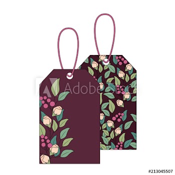 tag price flowers spring decoration