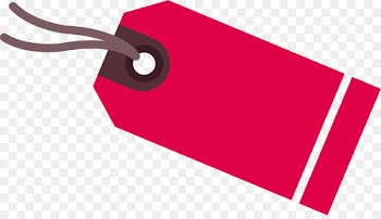 Tag Sales promotion - Simple Pink Tag Promotional Label Border 