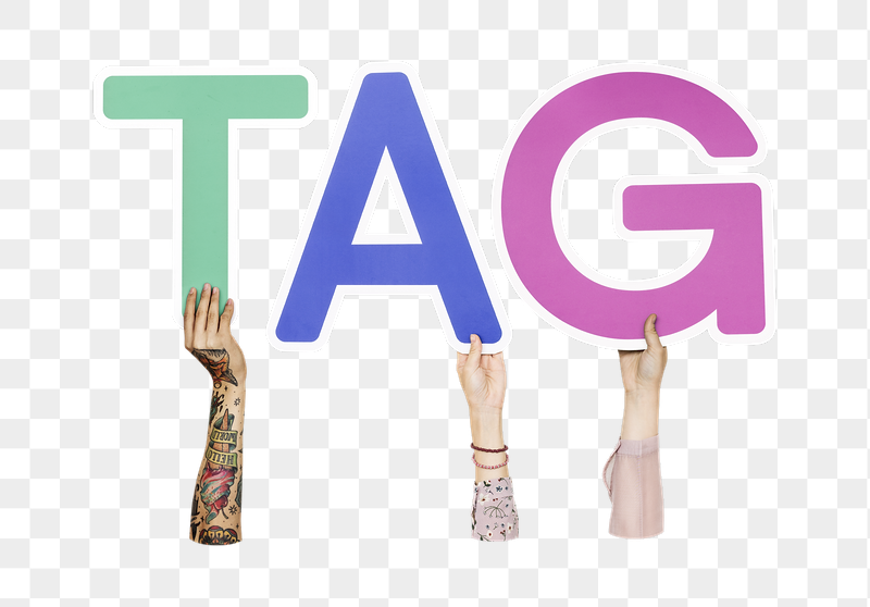 Tag word png element, transparent | Free PNG - rawpixel