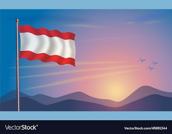 tahiti flag in the morning sun