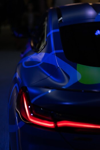 tail light of a car
