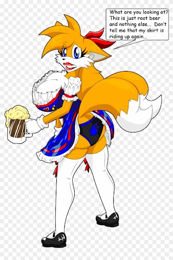 Tails German Bar Waitress By Luckybucket46 Tails German - Deviantart Tails Girl