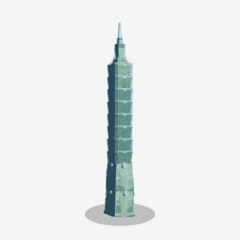 Taipei 101 tower clipart illustration. | Free Photo - rawpixel