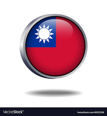 taiwan flag button