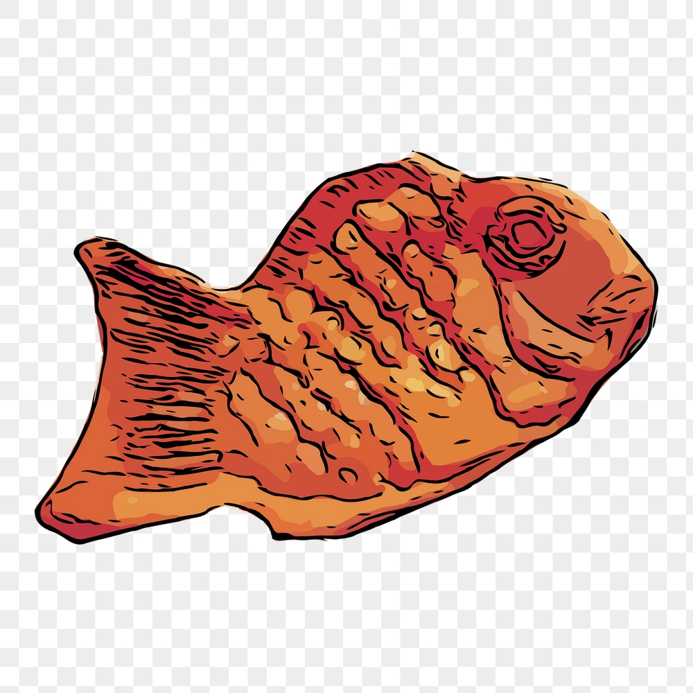 Taiyaki png sticker, Japanese dessert | Free PNG - rawpixel