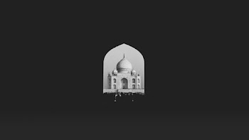 Taj Mahal, India Digital Wallpaper