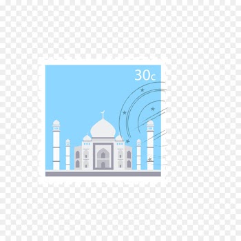 Taj Mahal Postage stamp - Taj Mahal stamps 
