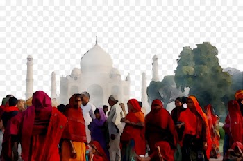 Taj Mahal, Tourism, Travel, People, Crowd PNG