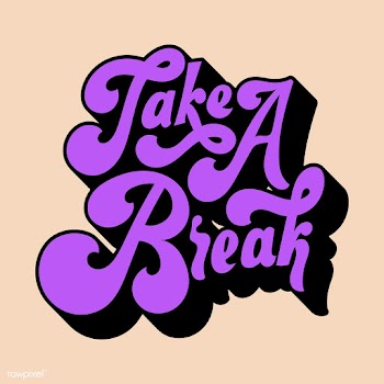 Take a break typography style illustration | Free stock vector - 472672