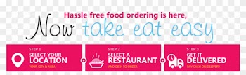 Take Eat Easy - Order Food Online Banner