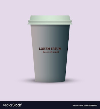 Take out coffee cup icon vector image