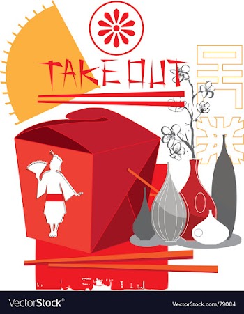 Takeaway vector image