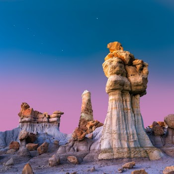 Taken at dusk in the badlands of Northern New Mexico