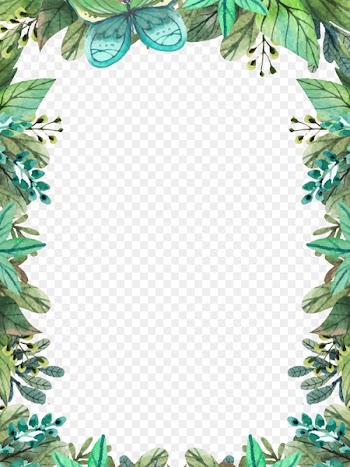 Talakag Bonsetas Fun Fun Rides Watercolor painting Summer - Summer watercolor hand painted plant borders 