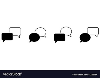 talk bubble speech icons
