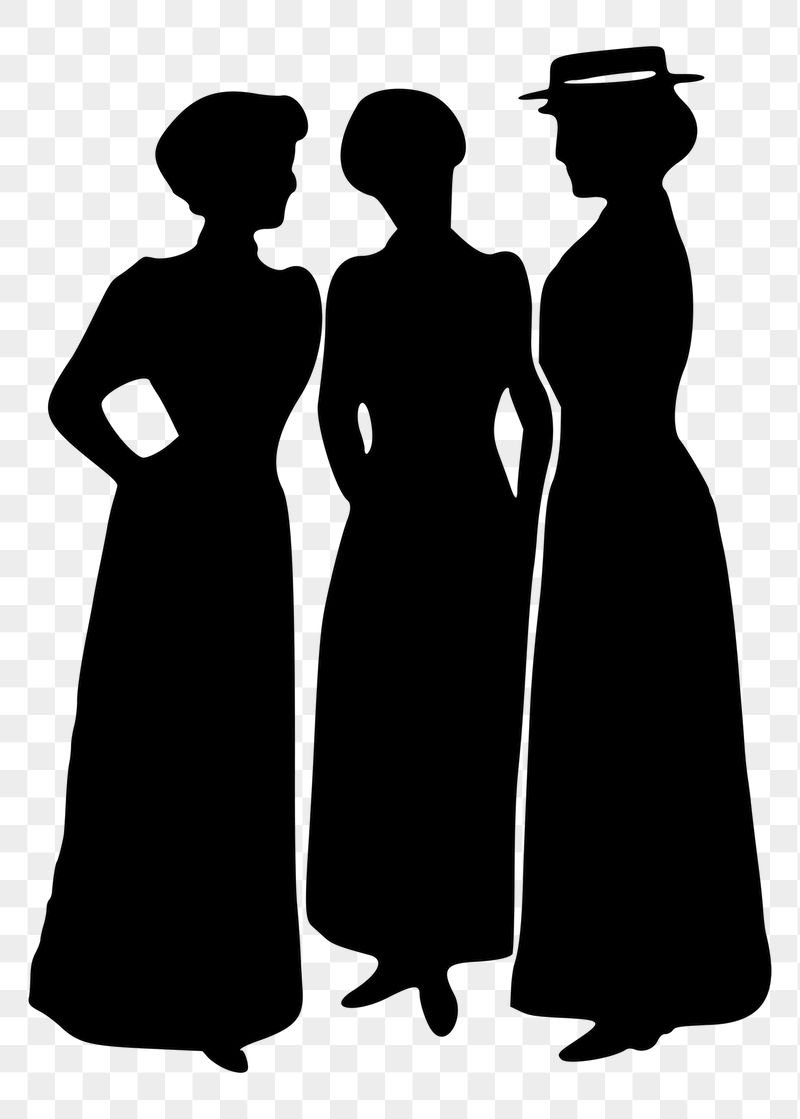 Talking ladies png sticker illustration, | Free PNG - rawpixel