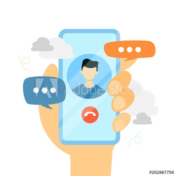 Talking on phone