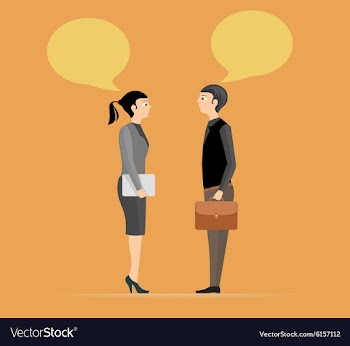 Talking vector image