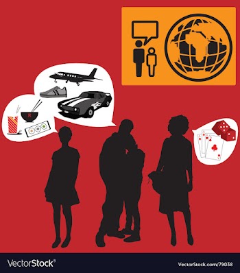 Talking vector image