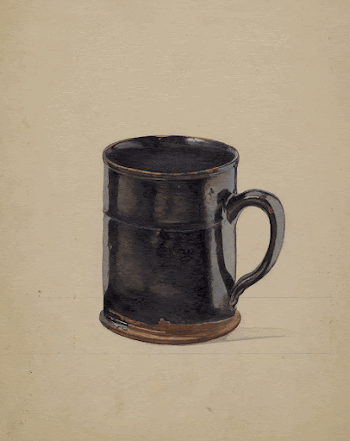 Tall Drinking Mug (1935&ndash;1942) by American | Free Photo - rawpixel