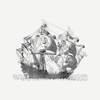 Tall ship clipart, vintage illustration | Free PSD Illustration - rawpixel