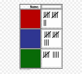 Tally Chart With No Words - Flag