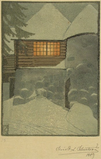 Talvi-ilta, 1909, Eric O. W. | Free Photo - rawpixel