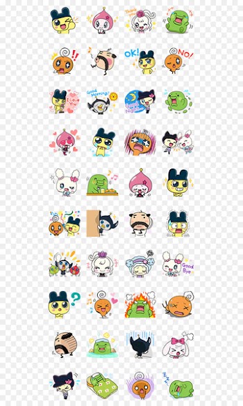 Tamagotchi Connection: Corner Shop Sticker Bandai Kuchipatchi - bandai badge 