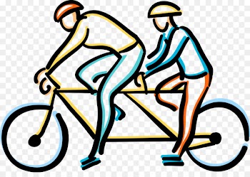 Tandem bicycle Clip art Cycling Vector graphics - bicycle 