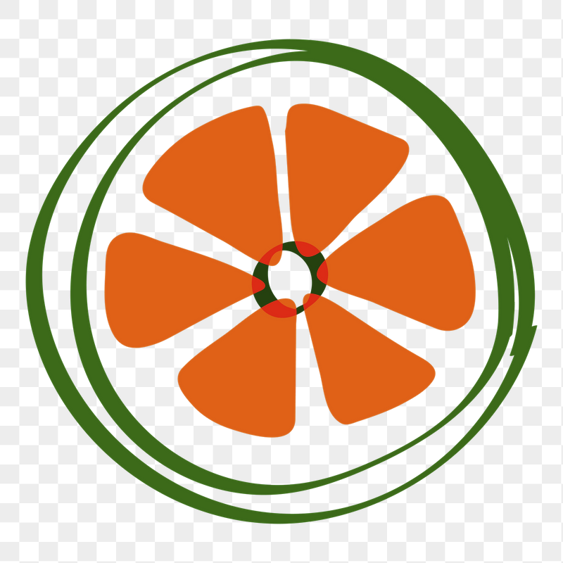 Tangerine png fruit doodle sticker, | Free PNG - rawpixel