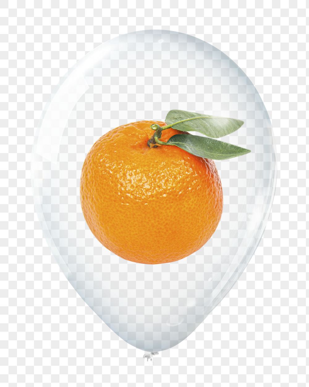Tangerine png sticker, food in clear | Free PNG - rawpixel