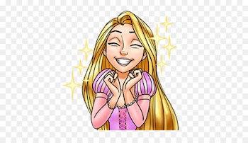 Tangled Rapunzel Sticker Rubber stamp Animated film - others 