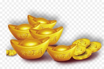 Tangyuan Ingot Gold bar Chinese New Year - China Wind Huang Jin Jinding 