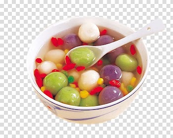 Tangyuan Stuffing Lantern Festival Dongzhi Festival Dumpling, Small colored creative rice balls transparent background PNG clipart