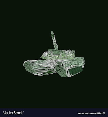tank military attack artwork design